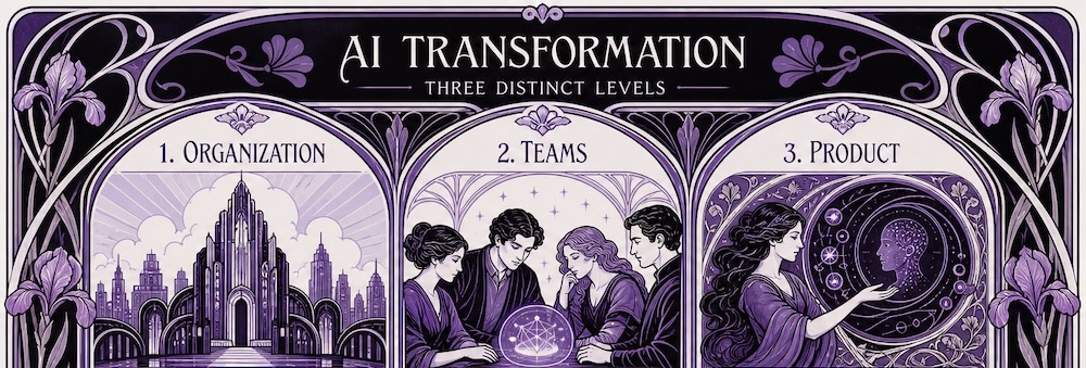 The Three Levels of AI Transformation